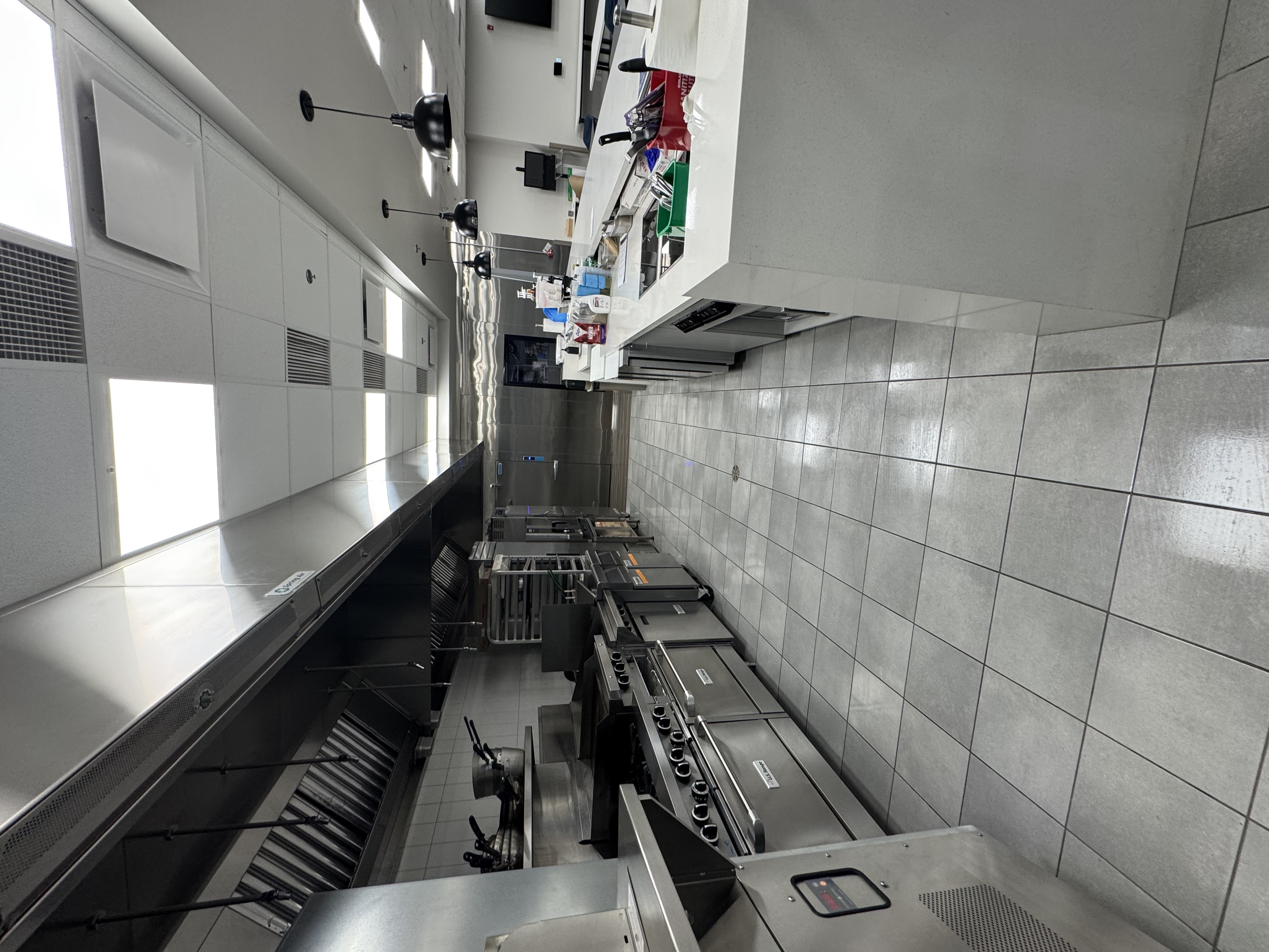 Clean commercial kitchen in Alberta